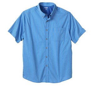 KingSize Men's Big & Tall Short Sleeve Wrinkle-Free Sport Shirt - 1 of 4