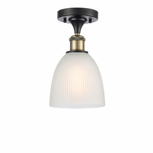 Castile - 1 Light Semi-Flush Mount In Industrial Style-11 Inches Tall and 6 Inches Wide - 1 of 1