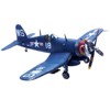 Vought F4U-4 Corsair Fighter Plane Marine Fighter Squadron 323 "Death Rattlers" (1951) 1/72 Diecast Airplane Model by Legion - 3 of 4
