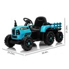 Kids Ride on Excavator, 12V Battery Powered Kids Excavator Ride On Toy, Ride on Tractor with Front Bucket, Toddlers Bulldozer with 2 Speed - 2 of 4
