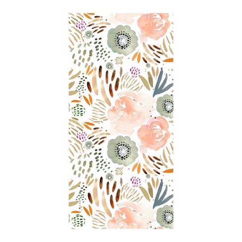 Courtside Market Floral Peach Orange 45x96 Mural : Target