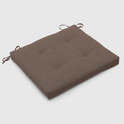  Outdoor Tufted Seat Cushion Taupe - Threshold™ 