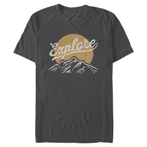 Lost Gods Mens Explore the Mountains Short Sleeve T Shirt