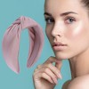 Unique Bargains Women's Solid Tie Wide Headbands 1 Pc - 2 of 4