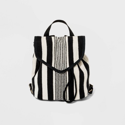 target striped backpack