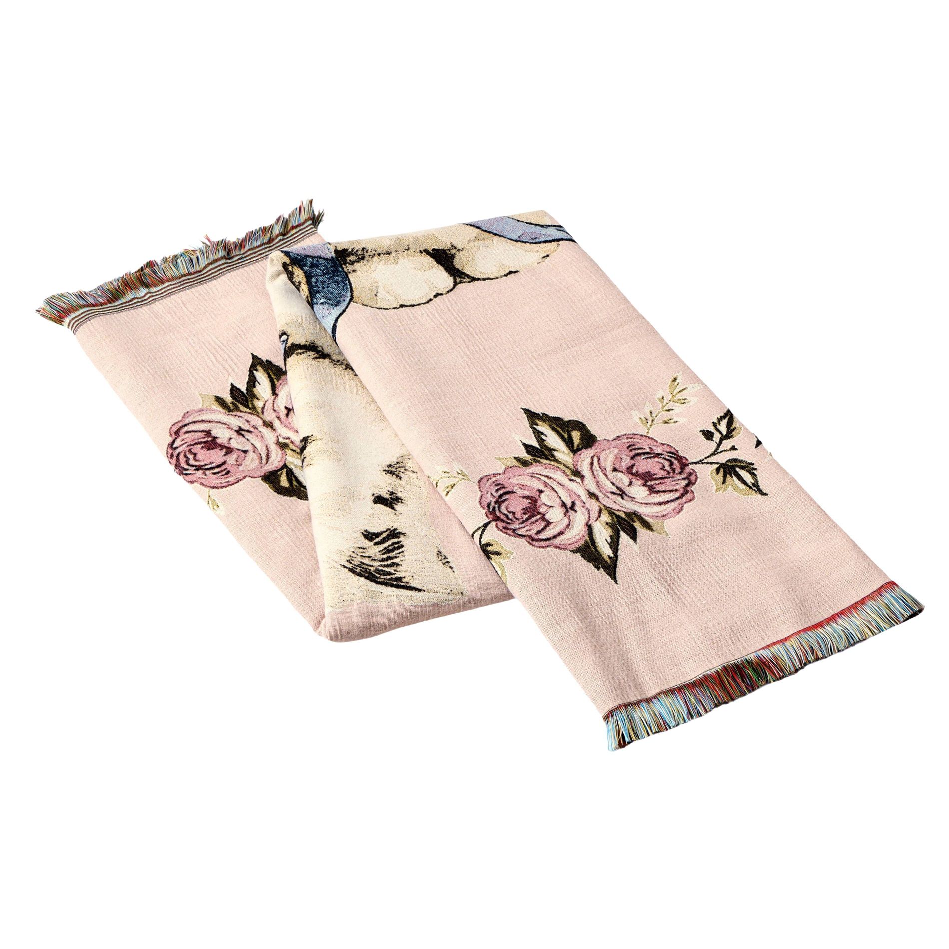 Cat Woven Throw Blanket