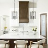 Quorum Lighting Silva 3 - Light Chandelier in  Noir/Weathered Oak - 2 of 4
