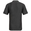 Men's Short Sleeve Henley Polo Shirt with Contrast-Trim - image 3 of 4