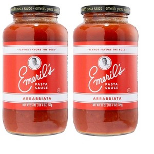 Emeril Lagasse 25 Oz, 2-PK, 4-PK and 6-PK Pasta Sauces : Arrabbiata, Vodka, Homestyle Marinara, Roasted Garlic, Tomato Basil (2-PK Arrabbiata) - 1 of 4