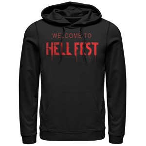 Men's Hell Fest Welcome Drip Logo Pull Over Hoodie - 1 of 3