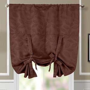 Egyptian Linens Virginia Tie Up Window Curtain Shade Rod Pocket (37" W X 63" L) - 1 of 1