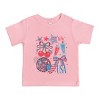 The Juniper Shop Patriotic Disco Collage Toddler Short Sleeve Tee - 2 of 4