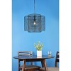 Elegant Lighting Deleon 1 light black pendant - 2 of 4