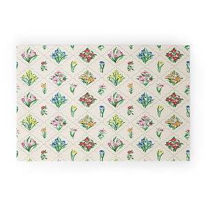 Evanjelina & Co Japanese Collection Cream II 30" x 20" Welcome Mat - Society6 - 1 of 3