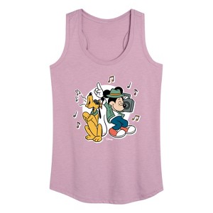 Women's - Disney - Mickey & Friends Graphic Racerback Tank - 1 of 4
