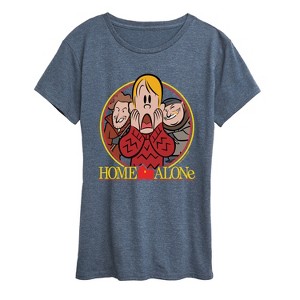 Women's - Home Alone - Movie Poster Short Sleeve Graphic T-Shirt - 1 of 4
