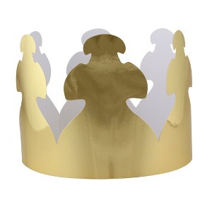 Hygloss® Bright Gold Tag Crowns, Pack of 24 - 1 of 4