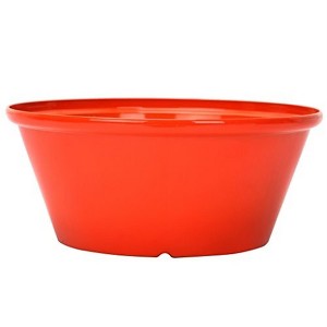 Gardener Select Indoor/Outdoor Round Plastic Tulip Bowl Planter, 12in - 1 of 2