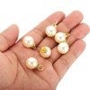 Unique Bargains Beautiful Designer DIY Jewelry Making Faux Pearl Pendants 100 Pcs - 4 of 4