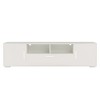 62.99" Stylish TV Stand with LED Light Belt, Open Cells and Metal Handle, Media Entertainment Center for 69" TV 4W - ModernLuxe - 4 of 4