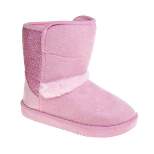 Josmo Little Kids Girls Winter Boots  Cozy Faux Fur Shearling Booties (Little Kids)