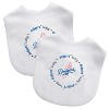 BabyFanatic Officially Licensed Unisex Baby Bibs 2 Pack - MLB Los Angeles Dodgers. - image 2 of 3