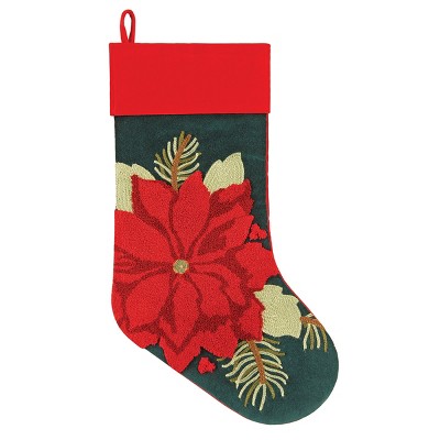 C&F Home Poinsettia Stocking