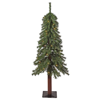Haute Décor 4' Pre-lit Mountain Fir Mini Artificial Christmas Tree with White LED Lights