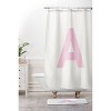 Deny Designs April Lane Art Block Monogram Memory Foam Bath Mat - 4 of 4