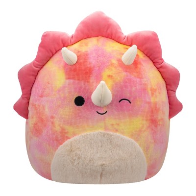 Squishmallows 5 Stackable Rainbow Tie Dye Frog Plush Toy, 5 in