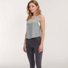 Anna-Kaci Active Women's Sleeveless Scoop Neck Cropped Tank Top for Workout and Casual Layering - 3 of 4