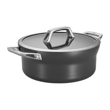 Dutch Oven Pot With Lid - Non-stick High-qualified Kitchen Cookware With  See-through Tempered Glass Lids, 5 Quart : Target