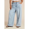 ELOQUII Drawstring Waist Lightweight Jean - 3 of 4
