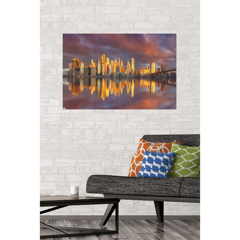 Trends International Cityscapes - New York City, New York Skyline at Dawn Unframed Wall Poster Prints, 2 of 7