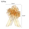 Unique Bargains Christmas Wedding Car Basket Gift Wrapping Big Organza Pull Bow 10 Pcs - 2 of 4