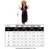 Maternity Deep V-Neck Ruffle Sleeve Dress Summer High Waist Flowy Midi Dresses for Pregnancy - 4 of 4