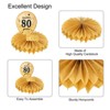 Unique Bargains Birthday Decoration Party Table Centerpiece 9 Pcs 80 Years Old - 2 of 4