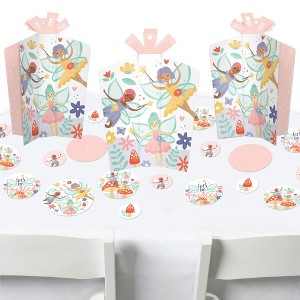Big Dot of Happiness Let’s Be Fairies - Fairy Garden Birthday Party Decor and Confetti - Terrific Table Centerpiece Kit - Set of 30 - 1 of 4