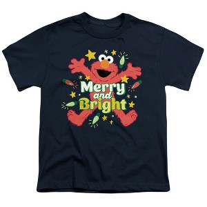 Boys' Sesame Street Christmas Merry And Bright Elmo T-Shirt - 1 of 4