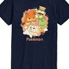 Men's - Pokémon - Fidough Smoliv Pawmi Coffee Café Trio Short Sleeve Graphic T-Shirt - 2 of 4