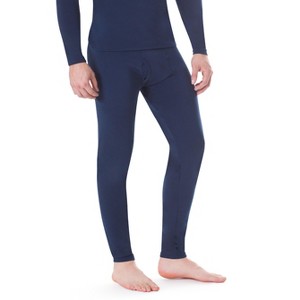 Rocky Men's Thermal Bottoms Long Johns Fleece Lined Base Layer Pants, Tagless, Insulated For Outdoor Ski Warmth/Extreme Cold Pajamas - 1 of 3