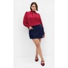 Women's Plus Size Iris Top - ruby | CITY CHIC - 2 of 4