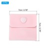 Unique Bargains Luxury Portable Soft Lightweight Jewelry Pouches with Snap Button 5 Pcs - 2 of 4