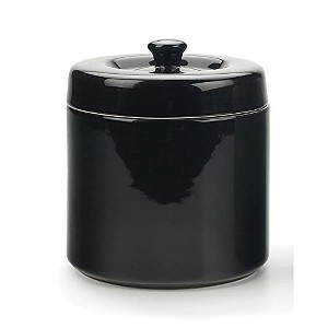 RSVP International Grease Keeper, 6 Cup, Black Stoneware - 1 of 4
