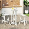 WestinTrends Malibu All Weather Hdpe Outdoor Patio Bar Height Bistro Set (3-piece) - 2 of 4