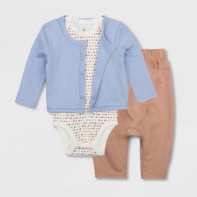 boys blue cardigan