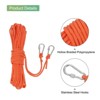 Unique Bargains Hollow Braided Polypropylene Anchor Rope with Hook for Marine Life Boat - 3 of 4