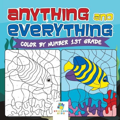 Color By Number Coloring Books For Older Kids And Teens - By Educando Kids  (paperback) : Target