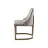 Starlight Canyon Home,Set of 2 Gray Modern Dining Chairs with Metal Frame for Dining Room - 4 of 4