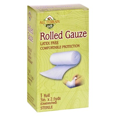 All Terrain 3" Latex Free Rolled Gauze - 2.5 yd